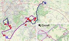 The Flèche brabançonne/Brabantse Pijl 2024 race route