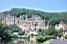 Rock and houses close to Cahors (305x)