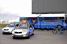 Le bus et les voitures de l'équipe Slipstream Chipotle (671x)