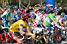 Les maillots : jaune - Luis Leon Sanchez, blanc - Kevin Seeldrayers, à pois - Tony Martin, vert - Sylvain Chavanel (793x)