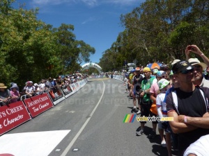 A view of the uphill finish (367x)