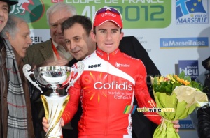 Samuel Dumoulin (Cofidis) on the podium (3) (354x)
