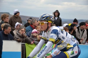 Gustav Larsson (Vacansoleil-DCM Pro Cycling Team) after the finish (213x)