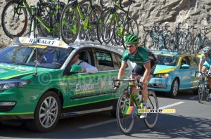 Thomas Voeckler (Team Europcar) on the Col des Lèques (468x)