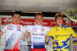 The podium of the Classique des Alpes Juniors (368x)