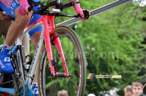 The particular time trial bike of Lampre-ISD (413x)