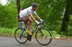 Christophe Riblon (AG2R La Mondiale) sur le Grand Colombier (405x)