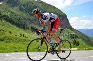Kenny De Haes (Lotto-Belisol) sur le Col de la Colombière (2) (244x)