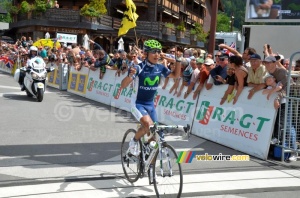 Nairo Quintana (Movistar Team) remporte l'étape (2) (447x)