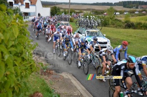 The peloton taken over by some cars (518x)