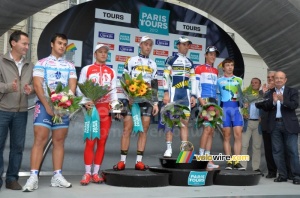 Le podium complet de Paris-Tours 2012 (748x)