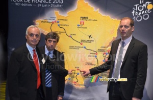 Albi on the map of the Tour de France 2013 (417x)