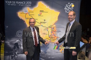 Marseille on the map of the Tour de France 2013 (440x)