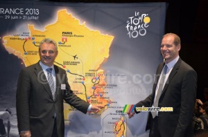 Cagnes-sur-Mer sur la carte du Tour de France 2013 (433x)