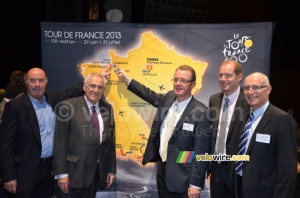 Avranches on the map of the Tour de France 2013 (411x)