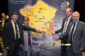 The Mont Ventoux on the map of the Tour de France 2013 (464x)