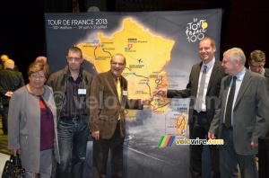 Vaison-la-Romaine on the map of the Tour de France 2013 (419x)