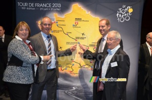 Saint-Pourçain-sur-Sioule on the map of the Tour de France 2013 (370x)