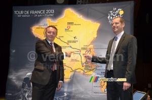 Lyon sur la carte du Tour de France 2013 (443x)
