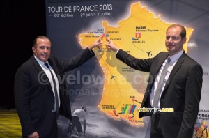 The Mont Saint-Michel on the map of the Tour de France 2013 (526x)