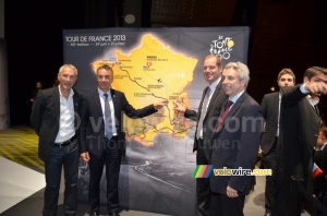 Annecy on the map of the Tour de France 2013 (486x)