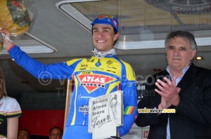 Nicolas Baldo (Atlas Personal-Jakroo) on the podium (2) (223x)