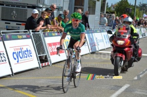 Thomas Voeckler (Europcar) at the finish (195x)