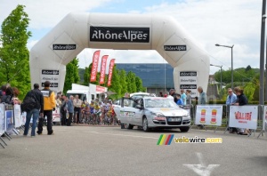 The stage's start place in Saint-Maurice l'Exil (267x)