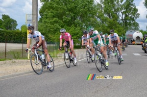 The peloton led by Adrien Legros (Chambéry CF) (284x)