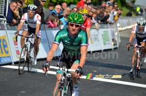 Thomas Voeckler (Europcar) at the finish (295x)