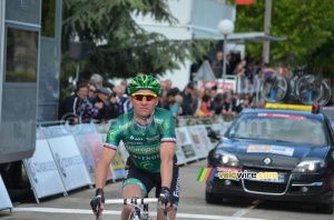Thomas Voeckler (Europcar) at the finish (252x)