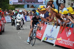 Chris Froome (Team Sky) on his way to victory in the 8th stage (207x)