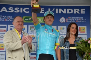 Ilya Davidenok (Continental Team Astana), winner of the Prime du Conseil Général (357x)