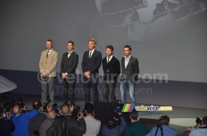 Chris Froome, Rui Costa, Marcel Kittel, Mark Cavendish & Christophe Riblon (724x)
