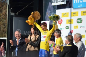 Nacer Bouhanni (FDJ.fr) in yellow (465x)
