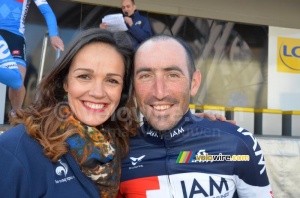 Jérôme Pineau (IAM Cycling) & Astrid (720x)