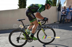Jimmy Engoulvent (Europcar) in the first climb towards the finish (328x)