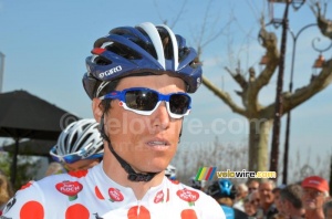 Sylvain Chavanel (IAM Cycling) in the polka dot jersey (456x)
