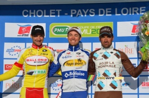 The podium of Cholet Pays de Loire 2014 (687x)