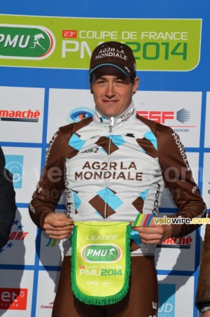 Alexis Gougeard (AG2R La Mondiale), leader of the Coupe de France PMU (683x)