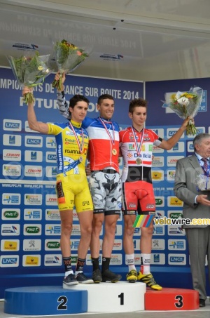 The podium of the French Championships amateurs: Mainard, Guyot & Turgis (2) (184x)