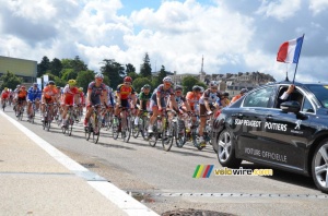 In the fictive start of the race in Poitiers (263x)