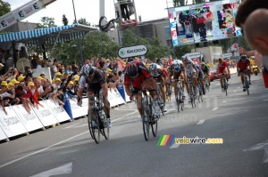 Le sprint pour la 2eme place : Fabian Cancellara (330x)