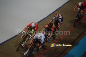 Le sprint entre Iljo Keisse et Michael Morkov (345x)