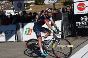 Jérôme Pineau (IAM Cycling), à l'arrivée (396x)