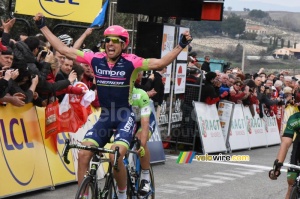 Davide Cimolai (Lampre-Merida), vainqueur de l'étape (315x)
