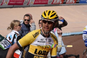 Maarten Tjallingii (LottoNL-Jumbo) worn out by Paris-Roubaix (368x)