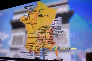 The map of the Tour de France 2016 (763x)