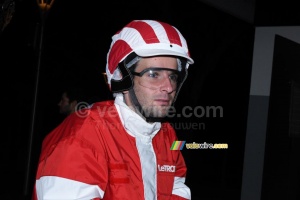 Baptiste Planckaert at the start of the sulkies race (412x)