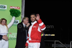 Nacer Bouhanni, second in the sulkies race (852x)